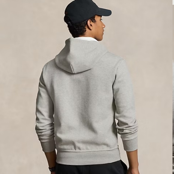 Ralph Lauren Polo Men's Gray Zip Up Hoodie Size Large Designer - Picture 3 of 15